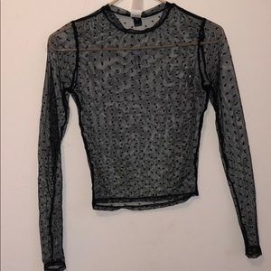 Mesh long sleeve shirt!